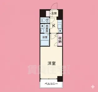 エスリード名城公園【14階】の間取り