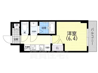 CREST TAPP DITA 神戸西パークフロント【13階】の間取り