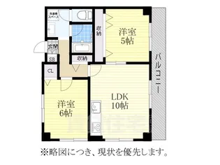 ライブ桜山【6階】の間取り