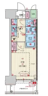 ファーストフィオーレ尼崎グランウエスト【13階】の間取り