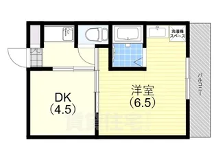 ヴィラナリー雲雀丘5号棟【1階】の間取り