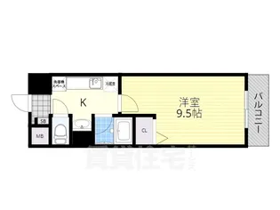メゾンクレールⅢ【2階】の間取り