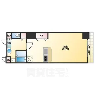 メゾンドール栄【4階】の間取り