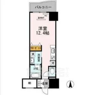 御幸レジデンス丸の内【10階】の間取り