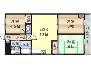 カーサ柴本【3階】の間取り