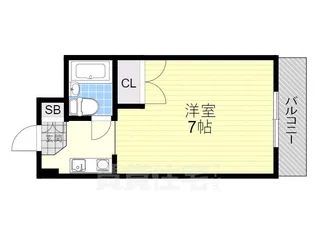 プランドール瀬田【3階】の間取り