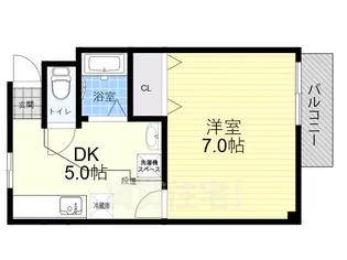 フレンドII大成【3階】の間取り