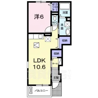 サポーレ【1階】の間取り