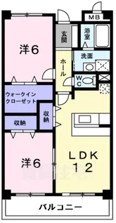 コントレイル【3階】の間取り