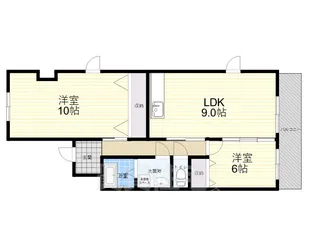 グランドレジデンス西宮【3階】の間取り