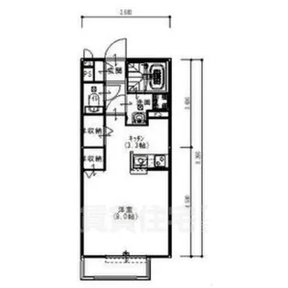 グランパルクB【2階】の間取り