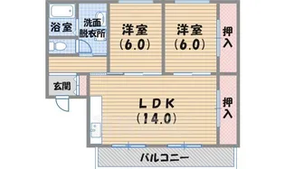 レッドサン・イケヤI 【2階】の間取り