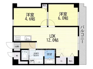 GSハイム平野【3階】の間取り