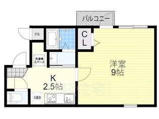 アークリード石山寺【2階】の間取り