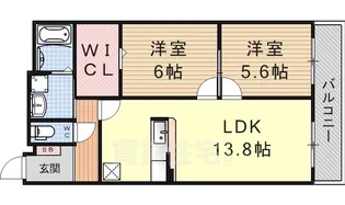 ハートフルマンション 新左衛門【1階】の間取り