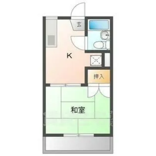 フォーヴル大幸【1階】の間取り