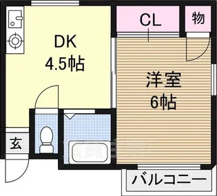 メゾンYAMATO【4階】の間取り