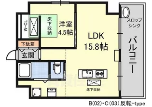 HAN-MOCK【2階】の間取り