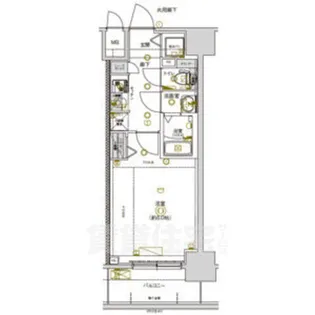 CREST TAPP新栄【14階】の間取り