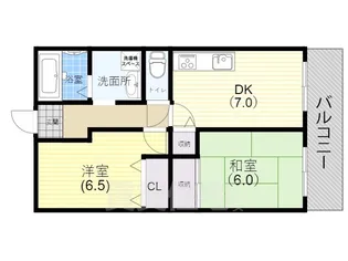 マンション妙法寺【6階】の間取り
