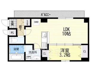 ベルアンジュ【4階】の間取り