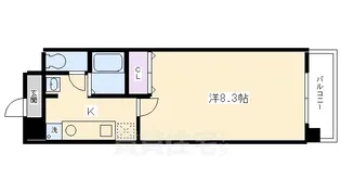 ハウスセゾン四条通【2階】の間取り