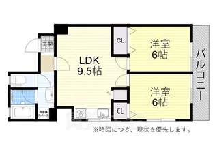 メゾン金山【8階】の間取り