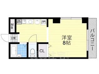 コルテハイツ【1階】の間取り