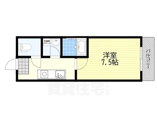 メゾン・ド・クリサンテーム【3階】の間取り