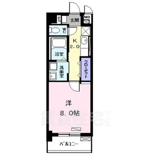 パークサイドグリーン【2階】の間取り