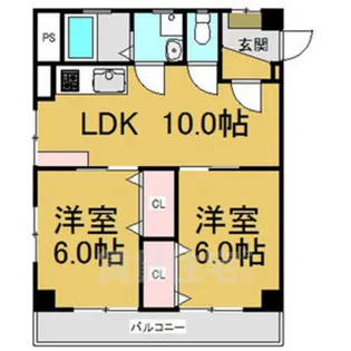 メゾンKARI【3階】の間取り