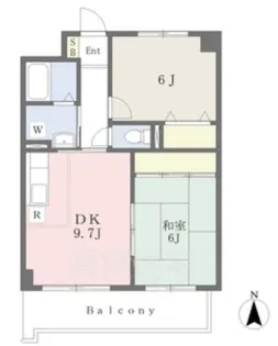 サザンヒルズ【3階】の間取り