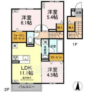 soraya GARDEN【2階】の間取り