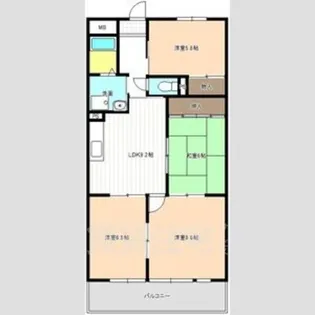 グランドステージNAKANO【2階】の間取り