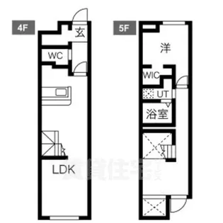 LeGioie太閤通駅2【4階】の間取り