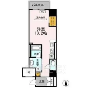 御幸レジデンス丸の内【10階】の間取り