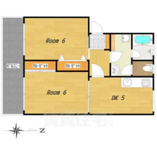 コトウォール夷川 壱番館【1階】の間取り