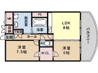 アリエス【301号室】の間取り