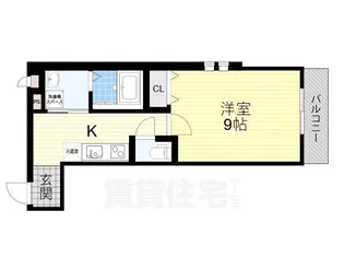 フジパレス今川駅東1番館【2階】の間取り