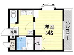シャルムコート【1階】の間取り