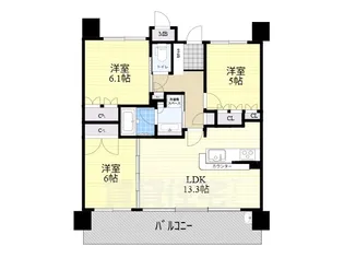 リベールシティ淀川通【11階】の間取り