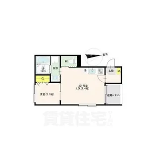 Gentle Light 野並【3階】の間取り