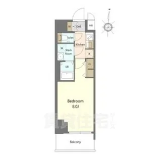 S-RESIDENCE高岳bresa【6階】の間取り