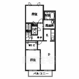 藤原の郷A【2階】の間取り