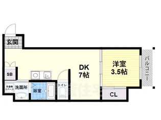 San Marino尼崎【5階】の間取り