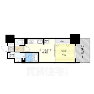 プレサンス ロジェ 名古屋駅前【11階】の間取り
