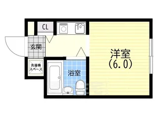 ロイヤルコート山本通【105号室】の間取り