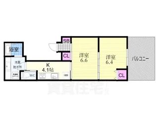 KARASUMA STEPs【4階】の間取り