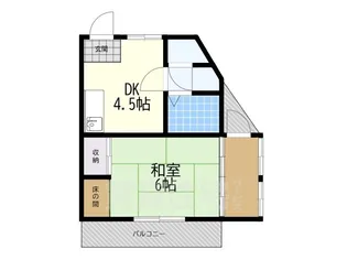 メゾン天美【3階】の間取り