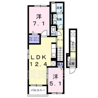アコヘドール【2階】の間取り